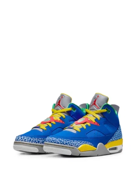 Sneakerși Jordan cu imagine albastru