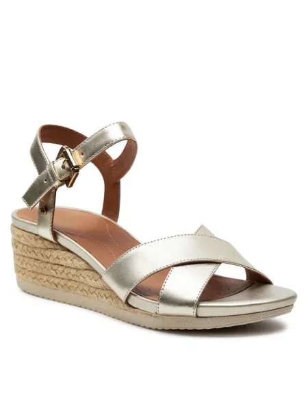 Geox Espadrile D Ischia Corda auriu