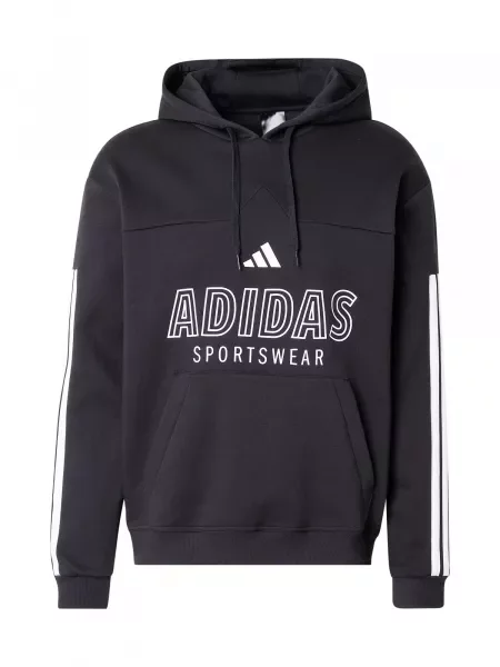 Geacă Adidas cu glugă alb
