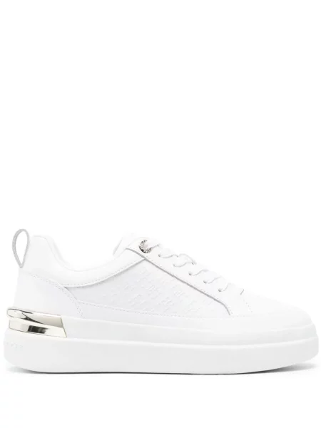 Sneakerși Tommy Hilfiger din piele alb