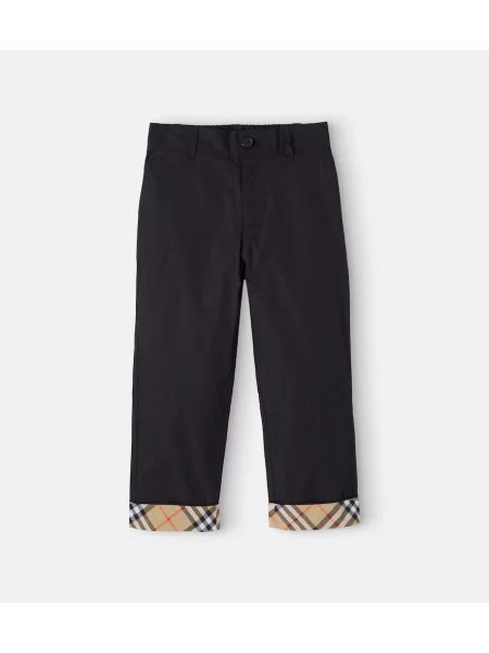 Gyerek nadrág Burberry fekete
