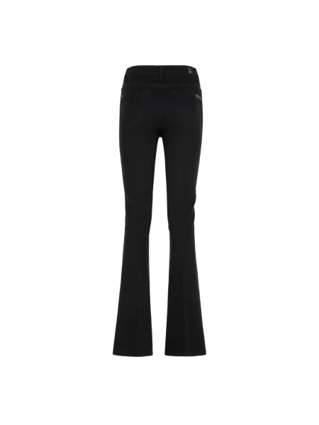 Jeansy 7 For All Mankind z wysoką talią czarne