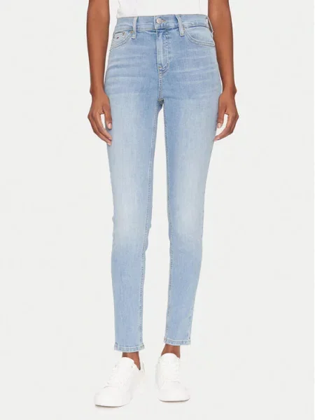 Tommy Jeans Jeansy Nora Skinny Fit niebieski