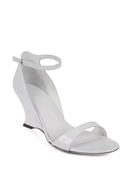 Sandale Ferragamo cu bretele alb