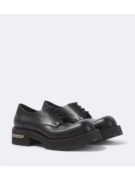 Pantofi derby Balenciaga din piele negru
