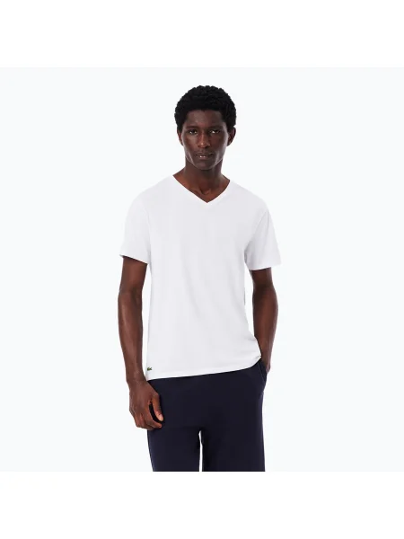 Tricou pentru bărbați Lacoste white alb