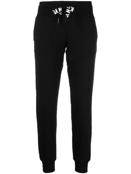 Pantaloni Dkny cu imagine negru
