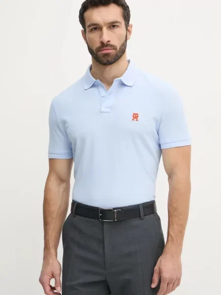 Tommy Hilfiger μπλουζάκι πόλο μπλε
