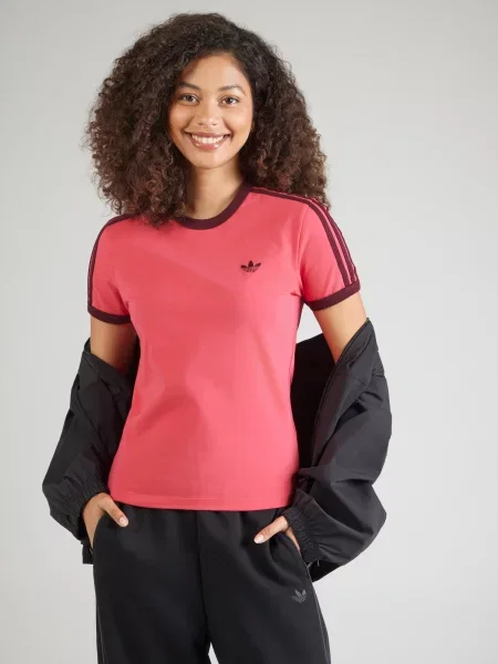 ADIDAS ORIGINALS Tričko neónovo ružová čierna