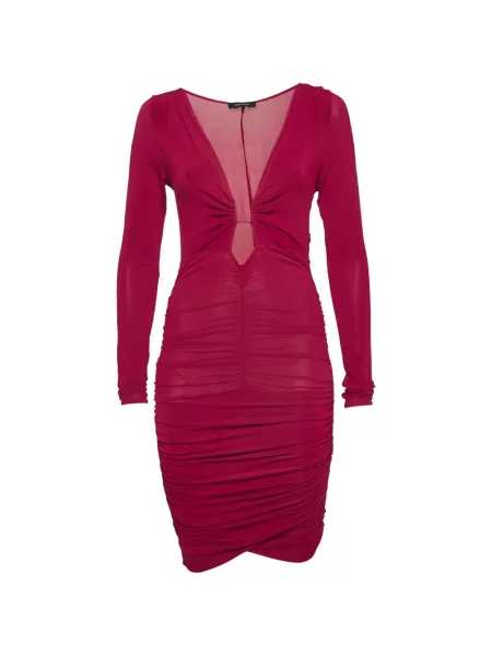 Rochie Isabel Marant cu volane roșu