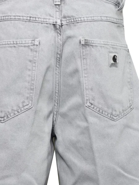 Farmer rövidnadrág Carhartt Wip autogrammal szürke