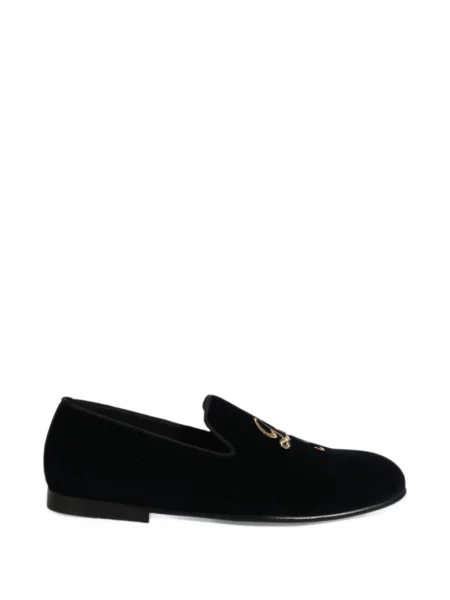Loafersy Dolce & Gabbana modrá