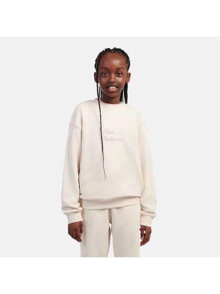 Bluza dziecięca New Balance – beżowa