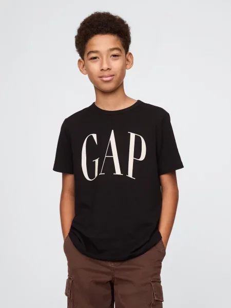 Gap Majica Regular Fit črna