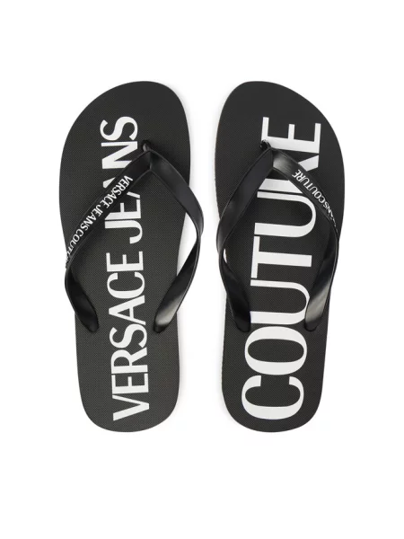 Versace Jeans Couture japonki czarne