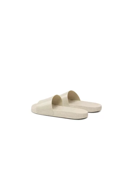 Natikači Calvin Klein Pool Slide Rubber Kremna