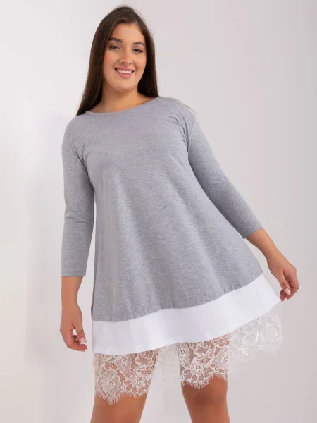 Rochie Fashionhunters de costum gri