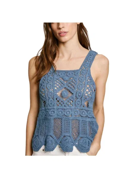 Top Pepe Jeans albastru