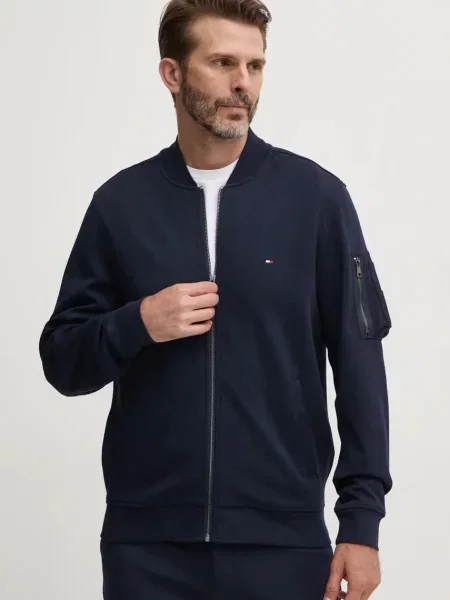 Pulover Tommy Hilfiger mornarsko modra
