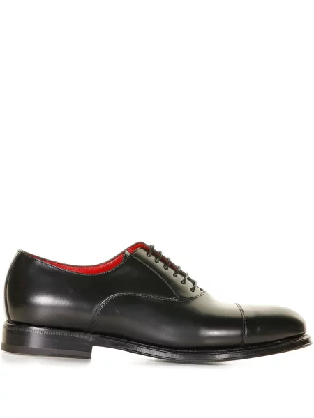 Oxford Neil Barrett fără toc din țesătură twill negru