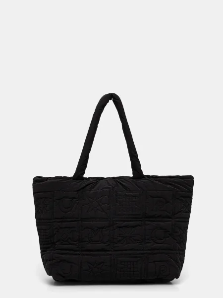 Kabelka Nanushka SOFT TOTE čierna