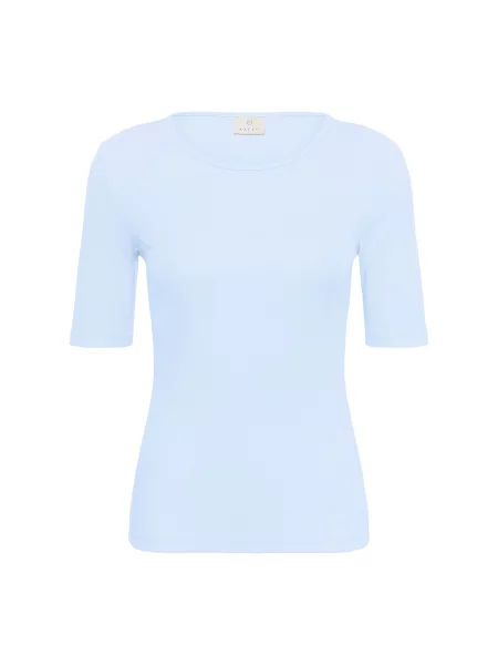 KAFFE CURVE Póló KCcarina égkék