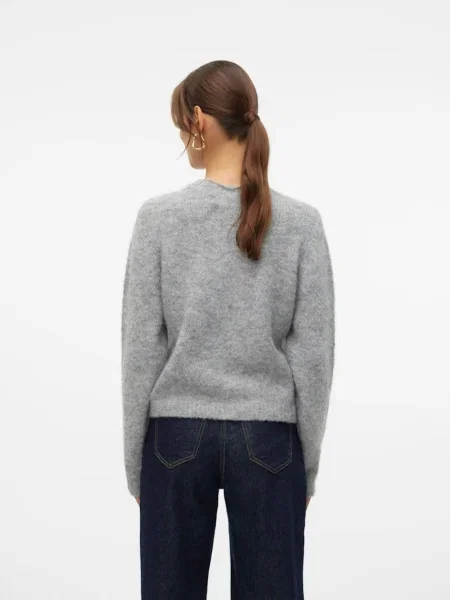 VERO MODA Sveter VMNovah' sivá