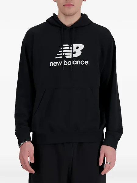 Hanorac cu glugă New Balance cu imagine negru
