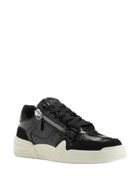 Sneakerși Giuseppe Zanotti cu imagine negru