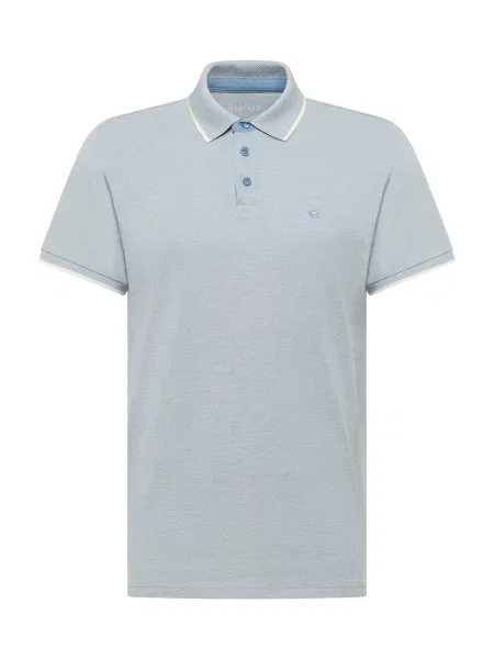 MUSTANG Tricou Palco albastru deschis alb
