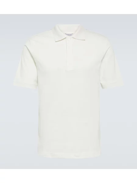 Polo Burberry alb