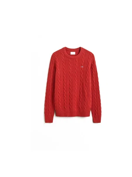 Sweter Gant wełniany pomarańczowy