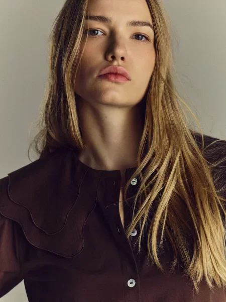 Рубашка Reserved коричневая