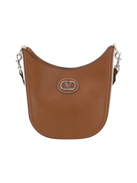 Torebka crossbody Valentino Garavani brązowa