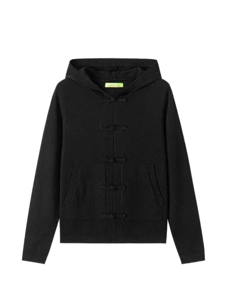 Cardigan Shanghai Tang din cașmir negru