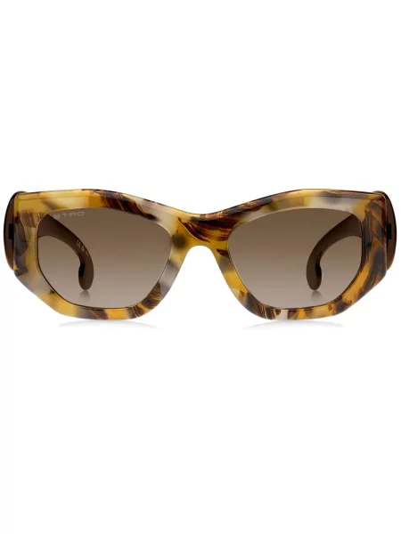 Ochelari de soare Etro cu model paisley maro
