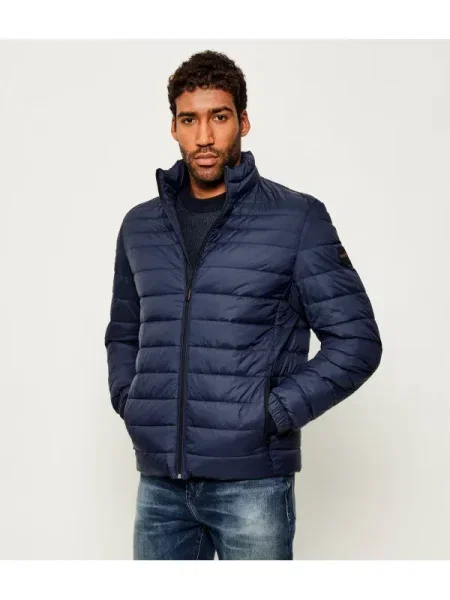 BOSS Geacă de iarnă Bleumarin portocaliu