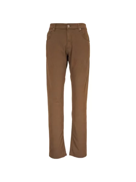 Pantaloni Pt Torino cu 5 buzunare maro