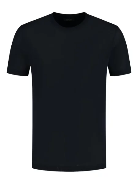 Tricou Zanone cu decolteu rotund negru