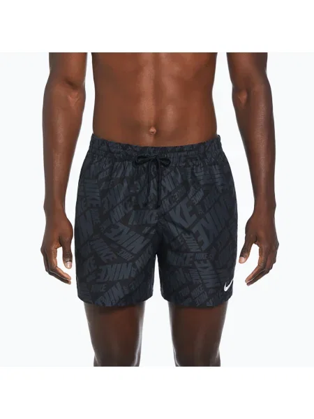 Férfi Nike Tossed 5" Volley úszónadrág fekete. Méret: S szürke