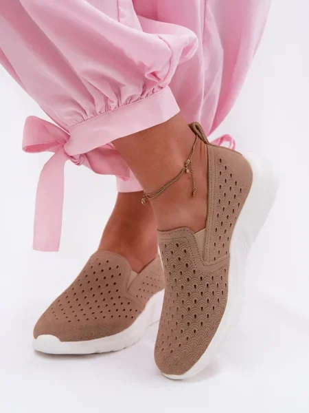 Chiloți Evento slip-on plasă de plasă alb