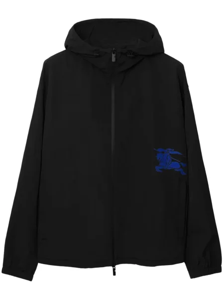 Geacă Burberry cu broderie negru