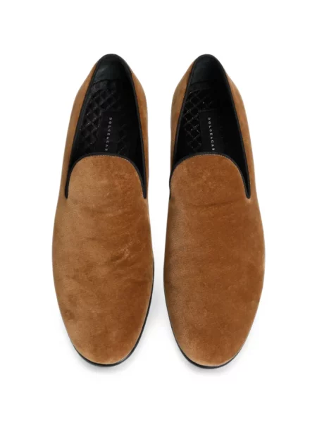 Loaferice Dolce & Gabbana od samta smeđa