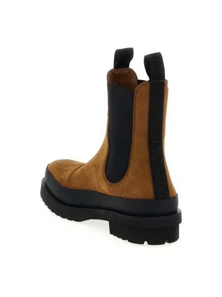 Sztyblety Stella Mccartney zamszowe brązowe