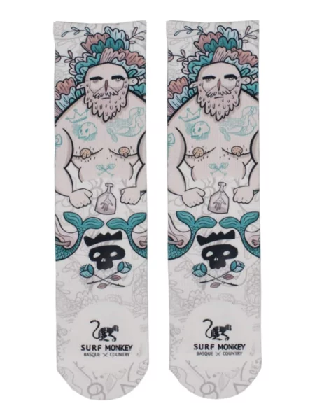Surf Monkey Sportovní ponožky mix barev / offwhite