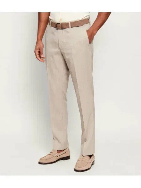 Oscar Jacobson De lână pantaloni Dandy bej