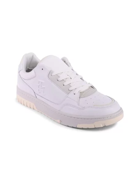 Sneakersy Tommy Hilfiger skórzane beżowe
