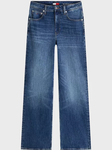 Прямые джинсы Tommy Jeans синие