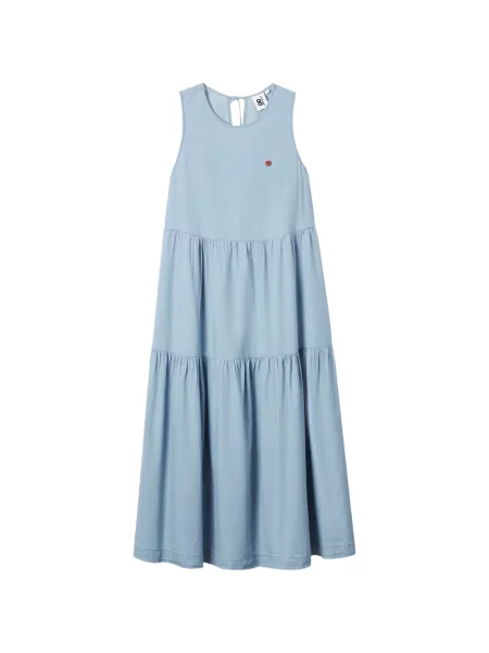 Rochie midi Chocoolate cu aplicații până la genunchi de costum albastru