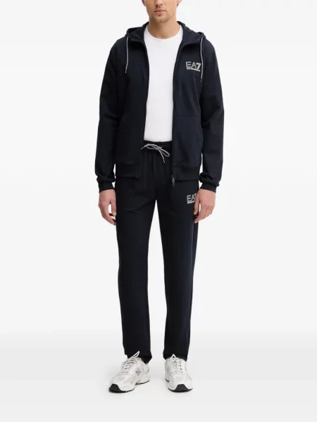 Melegítő szett Ea7 Emporio Armani autogrammal kék